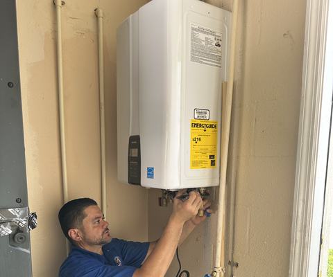 Choice Plumbing tankless water heater installation Central Florida